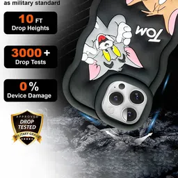 CASE CREATION Tom & Jerry Cartoon Printed iPhone 13 Silicone Back Case image 2