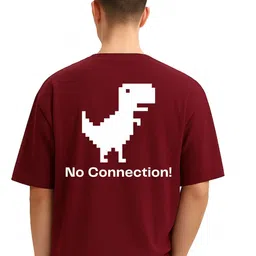 Fashnobic Men Printed Drop-Shoulder Sleeves Dri-FIT T-shirt image 3