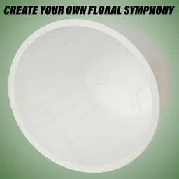 Kuber Industries 2-Pcs White & Green Planters image 2