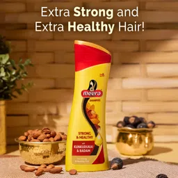 meera Strong And Healthy Shampoo,With Kunkudukai & Badam,Paraben Free image 2