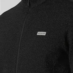 Van Heusen Flex Men Mock Collar Abstract Printed Cotton Casual Bomber Jacket image 4