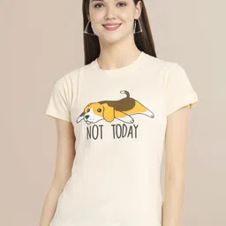 Metronaut Women Typography 3 T-shirt image 3