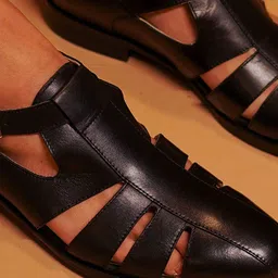 dmodot Pesha Caro Men Leather Fisherman Sandals image 4