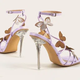 MONRSH Party Stiletto Sandals with Bows image 2