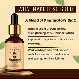 kreni Beard Growth Oil For Thinning & Scalp Hair - 30 ml image 3