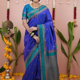 VS MALL Woven Design Zari Banarasi Saree-picture-18