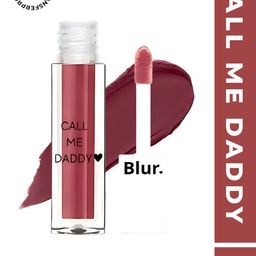 BLUR INDIA Call Me Daddy Nude Matte Liquid Lipstick 5ml - Deep Pink-picture-47