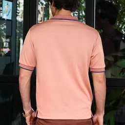 Campus Sutra Men Polo Collar T-shirt image 5