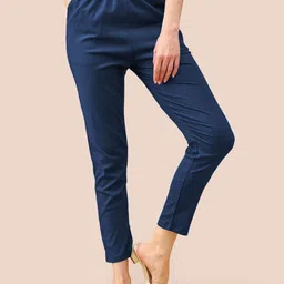 LYRA Women Comfort High-Rise Trousers-picture-38