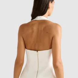Forever New Women Halter Neck Peplum Top image 2