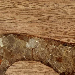 Exotic India 16" Wooden Live Edge Wall Hanging Hooks image 2