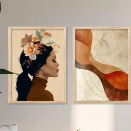 WALLLANE Brown Wood Wall Art-picture-25