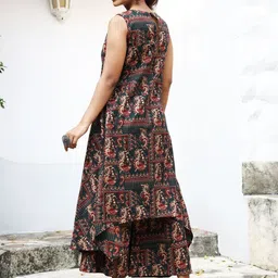 GULMOHAR JAIPUR Women Floral Printed Regular Kurta with Palazzos image 2