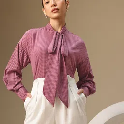 chemistry Women Regular Fit Checkered Casual Shirt-picture-15