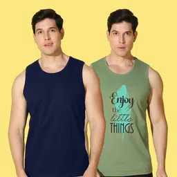 WOOSTRO Men Typography 2 Printed Raw Edge Slim Fit T-shirt image 2