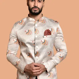 PRINTCULTR Bandhgala Casual Blazer-picture-22