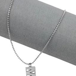 Utkarsh Silver-Plated Geometric Pendants with Chains-image-60