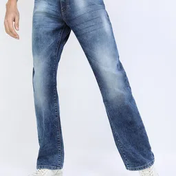 HIGHLANDER Men Bootcut Light Fade Stretchable Jeans-picture-32