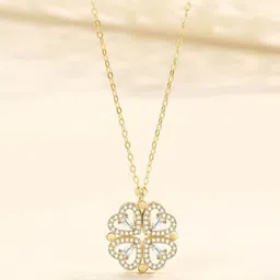 DressBerry Girls Gold-Plated Alloy Cubic Zirconia Necklace-picture-12