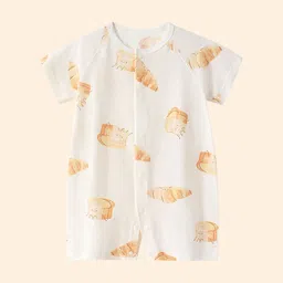 StyleCast x Revolte Infant Boys Printed Cotton Round Neck Rompers-picture-37