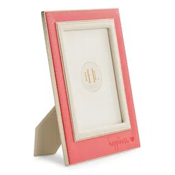 Pure Home and Living Pink & Beige 1 Pieces MDF Table Photo Frames image 4