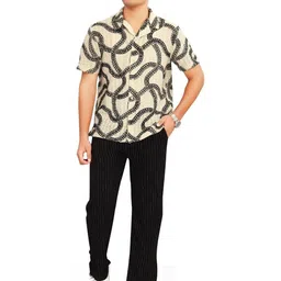 UNOseven Boys Printed Relaxed Straight Leg Straight Fit Easy Wash Trousers-picture-10