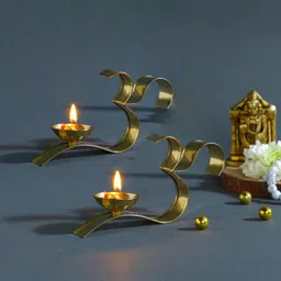 omdiya Brass Table Diya image 1