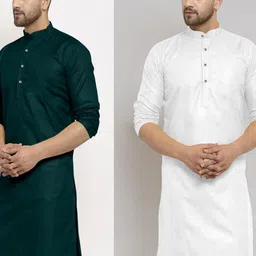 Krudha Creations Men Thread Work Pathani Kurta-picture-35