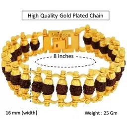 Divine souvenirs Unisex Artificial Beaded Wraparound Bracelet image 2