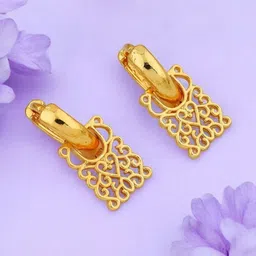 SHREE KRISHNA SHOPPING Gold-Plated Brass Earrings-picture-12
