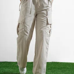 Street By Tokyo Talkies Women Regular Fit Cargo Trousers-picture-10