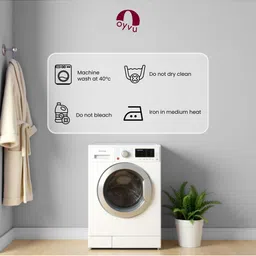 Oyvu Brown Checked Cotton 2 Piece Double Queen Superfine Bedding Set image 5