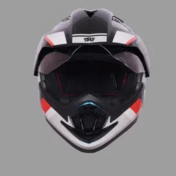 Royal Enfield Graphic Print Full Face Helmet-image-54