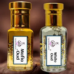 Taj Fragrances Set Of 2 Mafia Oud & White Oud Long Lasting & Alcohol Free Attar -6 ml Each-picture-33