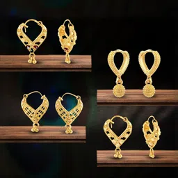 VIVASTRI Women Gold-Plated Alloy Earrings-picture-39