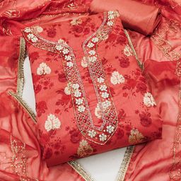 SHADOW & SAINING Semi-Stitched Dress Material-picture-1