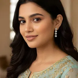 PRIVIU Geometric Drop Earrings image 5