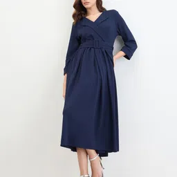 Styli Fit & Flare Midi Dress image 2