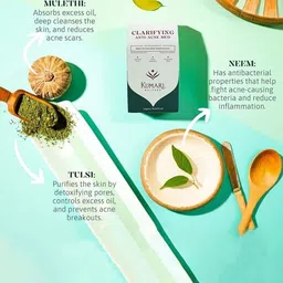 Kumari Kulture Clarifying Anti Acne Mud Face Pack - 100 g image 3