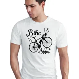 Seekbuylove Men Typography Printed Round neck Short Sleeves Bio Finish Cotton T-shirt-picture-28