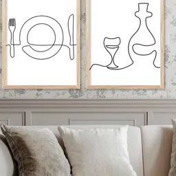 WALLLANE Brown Wood Wall Art-picture-29