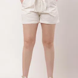 Moda Rapido Women Loose Fit High-Rise Denim Shorts-picture-10