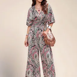 Outzidr Printed Basic Jumpsuit-picture-19
