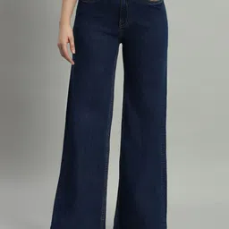 GUTI Women Wide Leg High-Rise Stretchable Jeans-picture-10