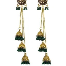 Weariton Green Earrings-picture-44