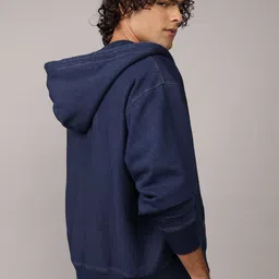 AMERICAN EAGLE OUTFITTERS Men Solid Hooded Sweatshirt image 4