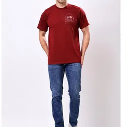 Balaji Trading Com Men Naruto Graphic Printed Round Neck Oversized T-shirt image 5