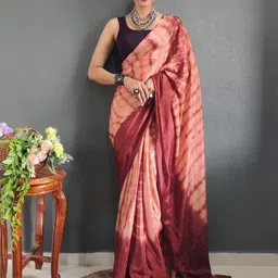 KAYOMMI Tie and Dye Printed Ready to Wear Saree-picture-32