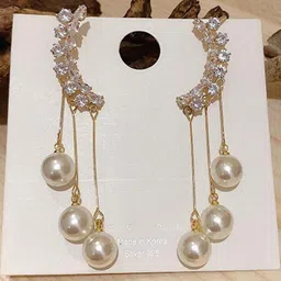 TheVineGirl Gold-Plated Drop Earrings image 2