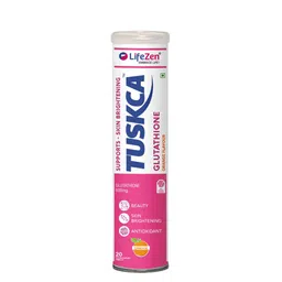 Tuskca Japanese Glutathione 600 Mg With Vitamin C - Orange Flavour - 20 Tablets-picture-35